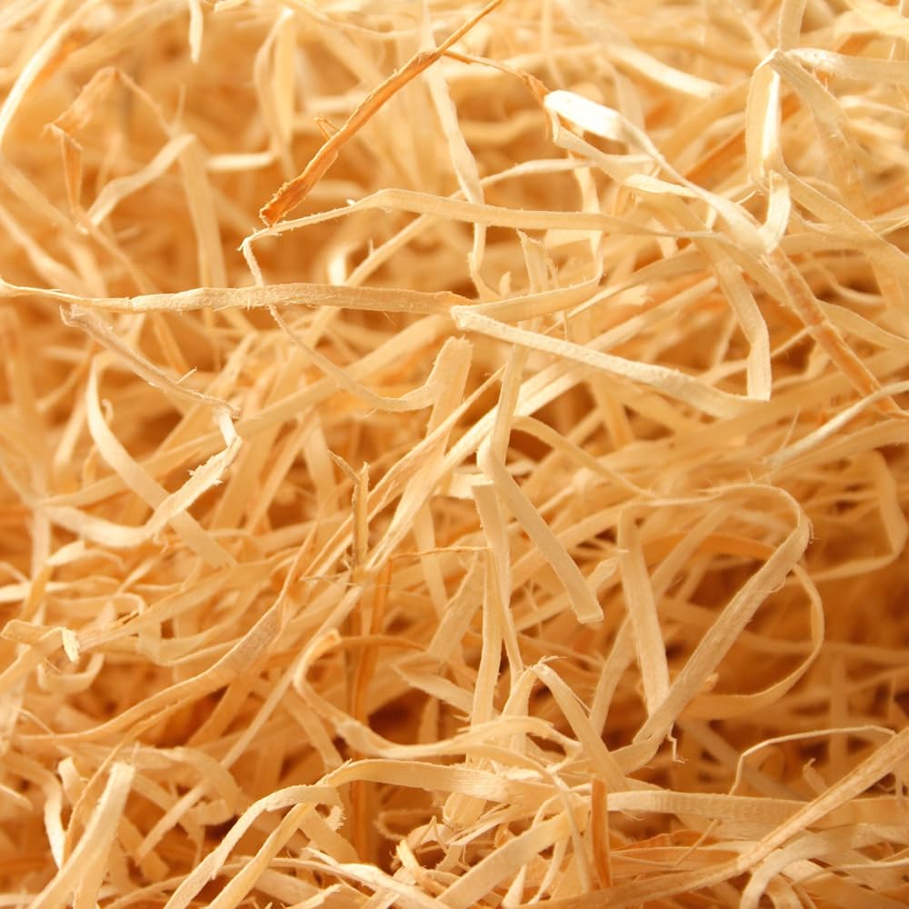 Box.it.pack.it WW 500g Kiln Dried Wood Wool Natural Packaging Gift Hamper Fill