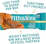 Fit Bakes Salted Caramel Bars 64 Cal Low Carb Sugar Free 12x19g view 7