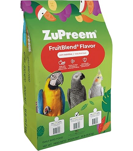 Amazon.com : Zupreem 230342 Fruitblend Large Parrot Food, 35-Pound