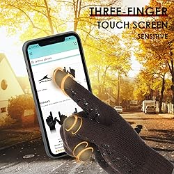 Achiou Winter Gloves, Gloves for Men