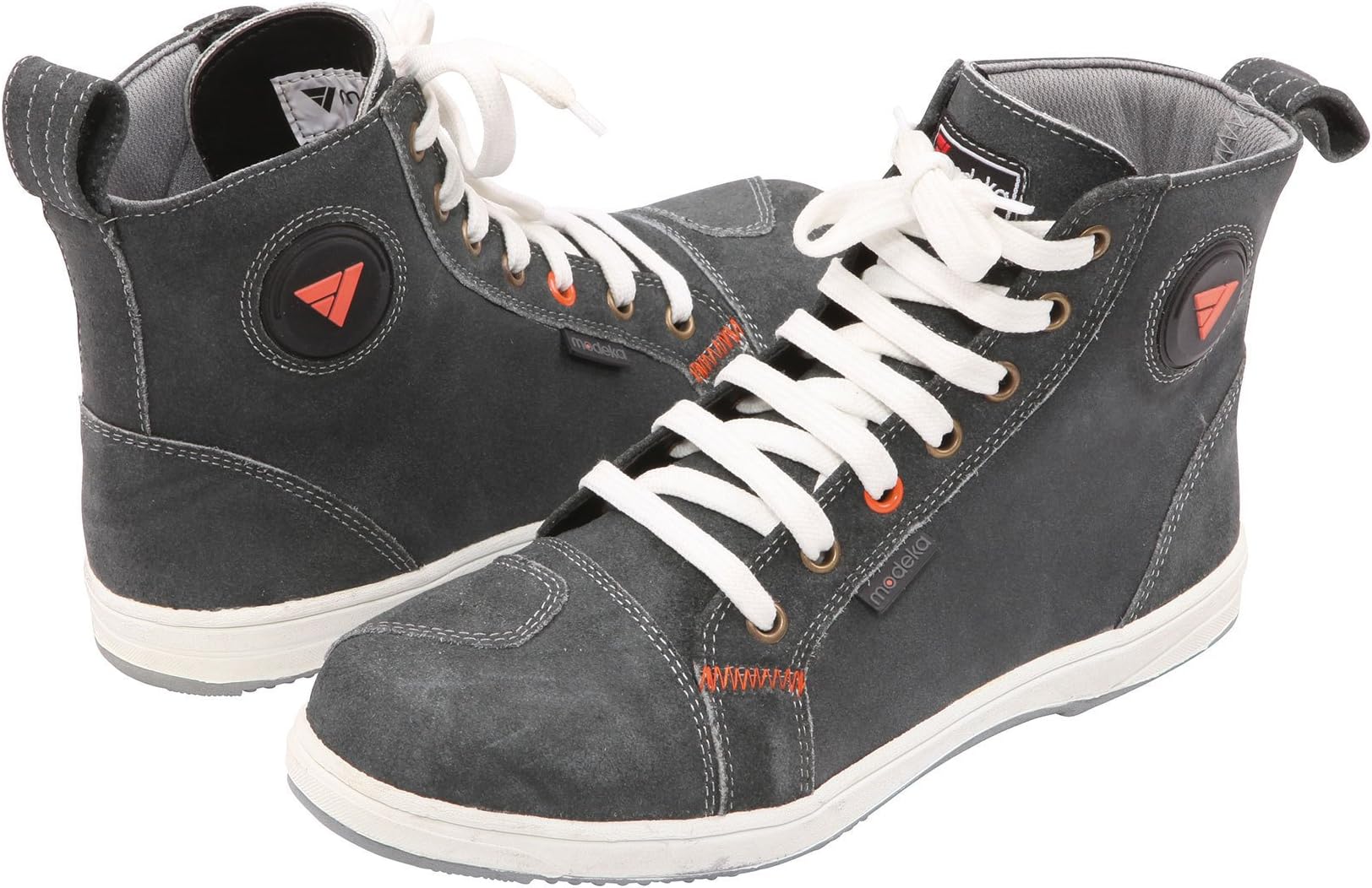 Modeka Ramble Men's Motorcycle Boots Trainers Leather – Grey