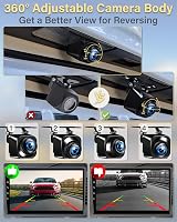 Vtopek AHD 1080P Reversing Camera 360 Rotatable 170° Wide Angle Night Vision view 2