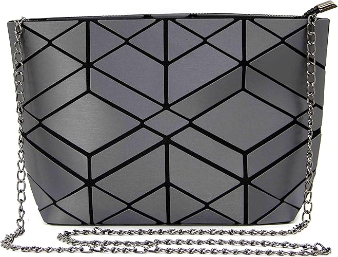 Amazon Kaisibo ショルダーバッグ レディース バッグ Pu レザー 軽量 かわいい 2way カバン 幾何学 クラッチバッグ 通勤 結婚式 二次会 パーティー ショルダーバッグ