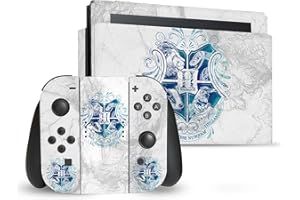 Head Case Designs Officially Licensed Harry Potter Hogwarts Aguamenti Graphics Vinyl Sticker Gaming Skin Decal Cover Compatible With Nintendo Switch Console & Dock & Joy-Con Controller Bundle
