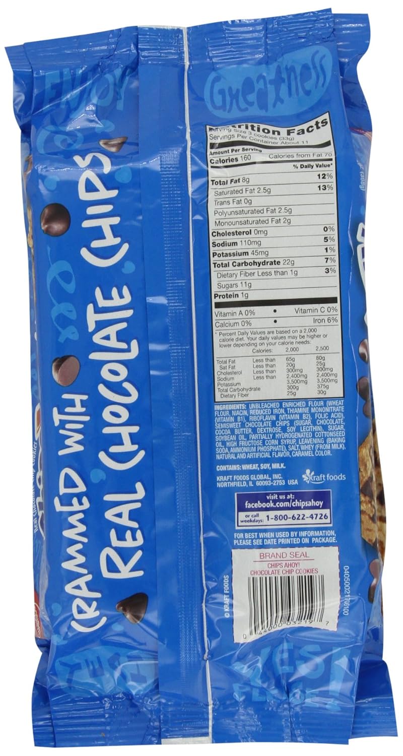 Chips Ahoy Nutrition Label Ythoreccio