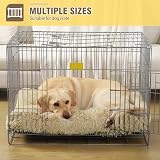 KSIIA Calming Dog Crate Bed Large 90x60cm Fluffy Washable Beige view 7