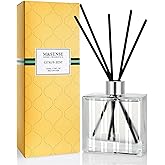 M&SENSE Citrus Zest Scent Diffuser - 7.04oz Reed Diffusers for Home, Scented Diffuser Gifts for Women, Home Fragrance Diffusers with Sticks for Bathroom Bedroom & Shelf Décor
