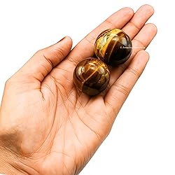 Amazing Gemstone Tiger Eye Crystal Ball - 1 Inches