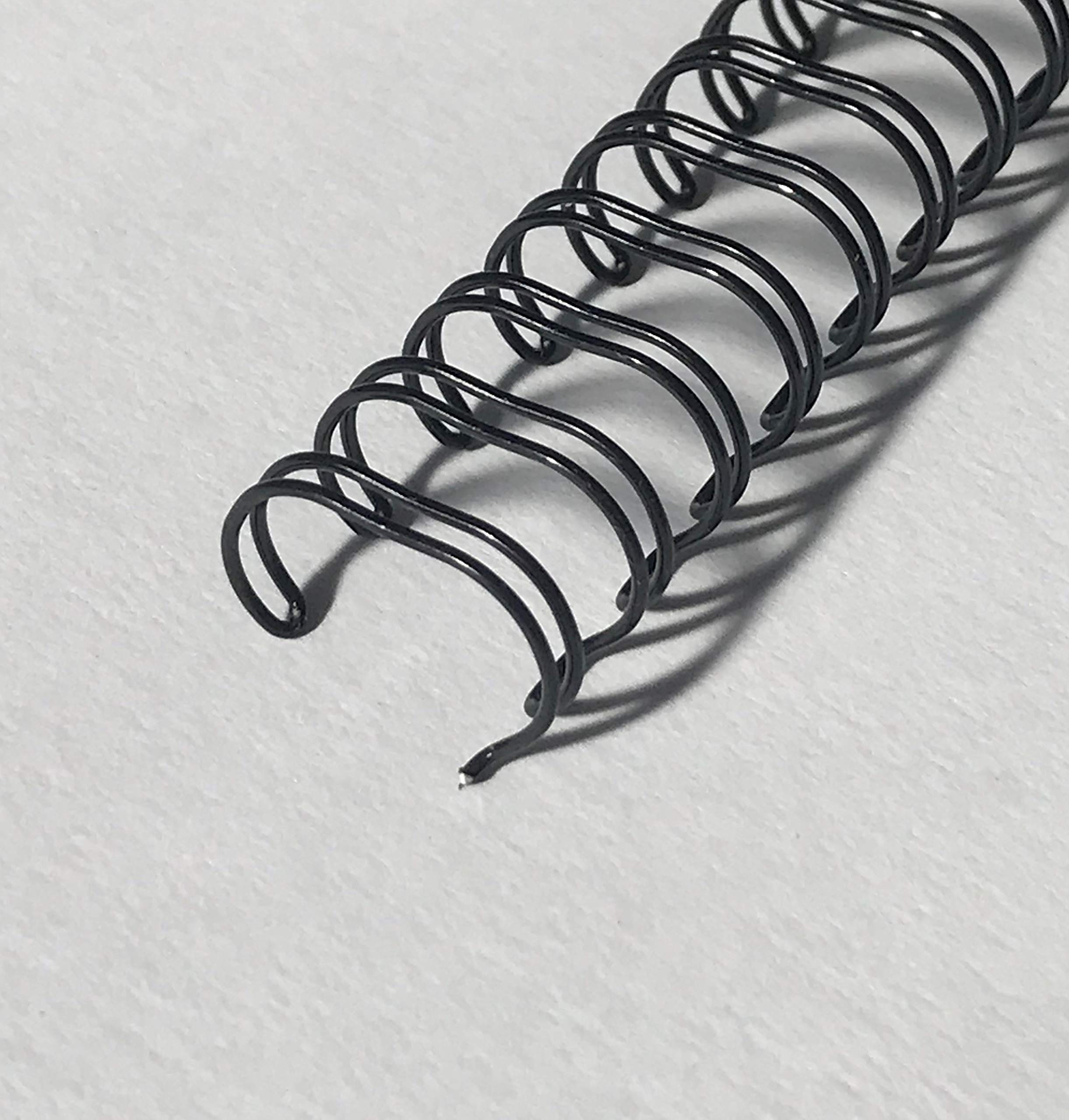 PAVO Premium Wire Binding Spines A4 7.9 mm,34 Loops 3:1 Pitch, Capacity: 36 to 50 Sheets - Black (Pack of 100) — image 1