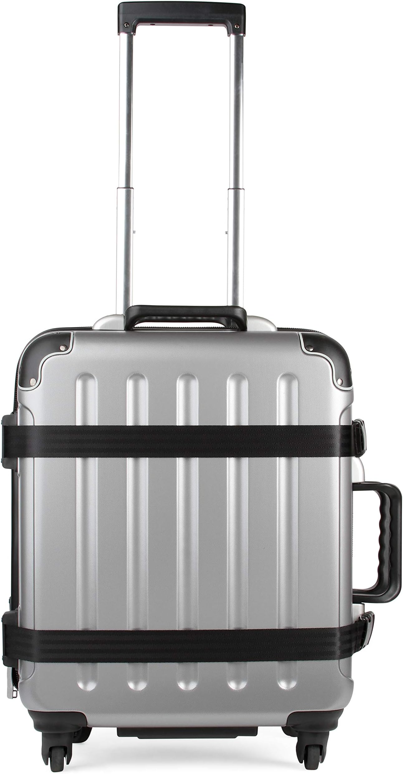 VinGardeValise Wine Travel Suitcase - 8 Bottle - Version 02 Petite (Silver)