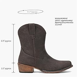 Jeossy Women's 9805 Cowboy Boots Dark