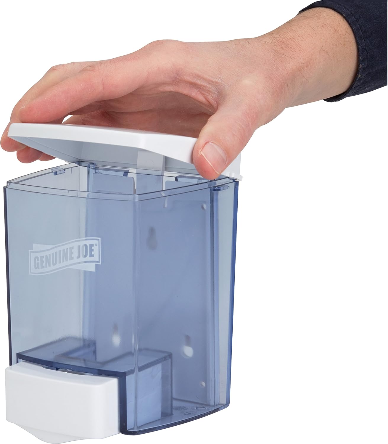 Genuine Joe Joe 30 oz Soap Dispenser, 30 fl oz (887 mL), Clear: Home & Kitchen