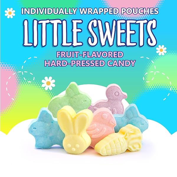 EASTER CANDY, EASTER EGGS FILLERS, HARD CANDY, 24 MINI PACKS