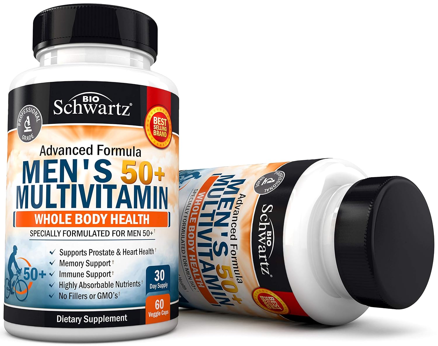Once Daily Multivitamin For Men 50 And Over Supplement For Heart 60 
