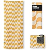 Nomadix Original Towel - Perfect for Beach, Pool, Travel, Camping, Yoga - Made with Recycled Materials - Super Absorbent - Sand Resistant - Copacabana Mango - 72.5x30