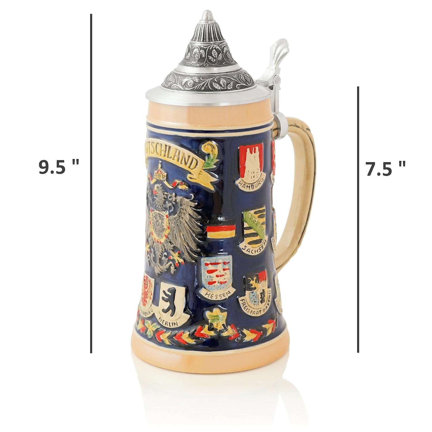 german traditional beer mug