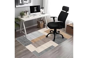 RIMAYA Office Chair Mat for Carpet & Hardwood Floor, 2.62 lbs Anti-Slip Hi-Q Desk Chair Mat for Hardwood & Carpeted Floors, Easy to Clean Desk Floor Mat for Office Chair on Carpet Hardwood Floors 48" x 36"