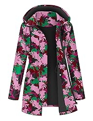 LOMON Women Rain Jacket Waterproof Hooded Jackets