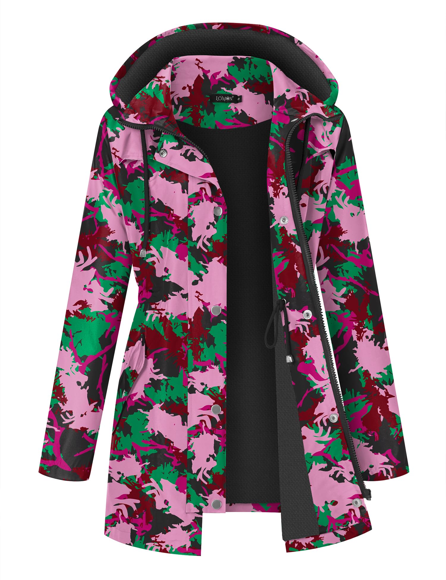 LOMON Women Rain Jacket Waterproof Hooded Jackets