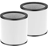 2 Pack TP01 Filter Replacement for Dyson Tower Purifier Pure Cool Link | Upgraded Filter for TP01, TP02, TP03, AM11, BP01 Air Purifier, HEPA Air Filter, Compare to Part # 968126-03, Black