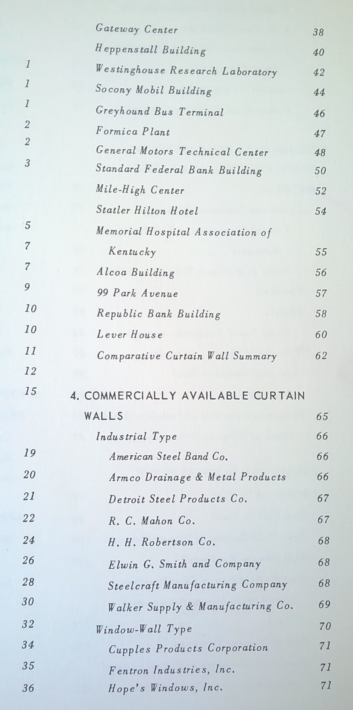 Curtain Walls Of Stainless Steel A Study Prepared For The
