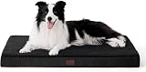 Bedsure Large Dog Bed Washable Orthopedic Pillow Crate Mattress 91x69x7.6cm