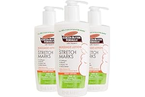 Palmer's Cocoa Butter Formula Massage Lotion for Stretch Marks and Pregnancy Skin Care, 6.5 Ounces (Pack of 3)