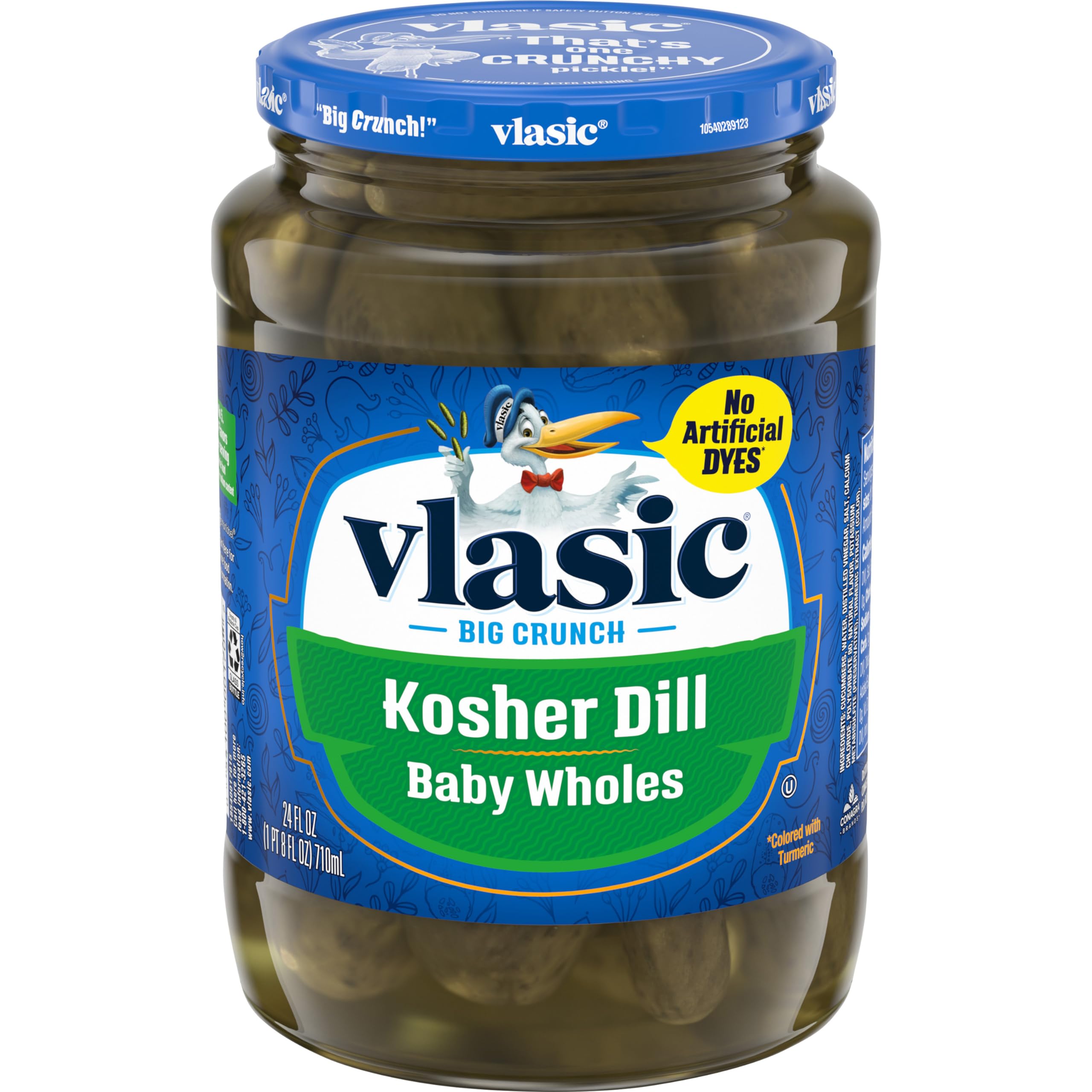 Vlasic Kosher Dill Baby Whole Pickles, Keto