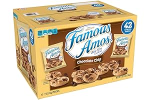 STORE - 383 Famous Amos Chocolate Chip Cookies 2 oz., 42 ct. (pack of 4) A1