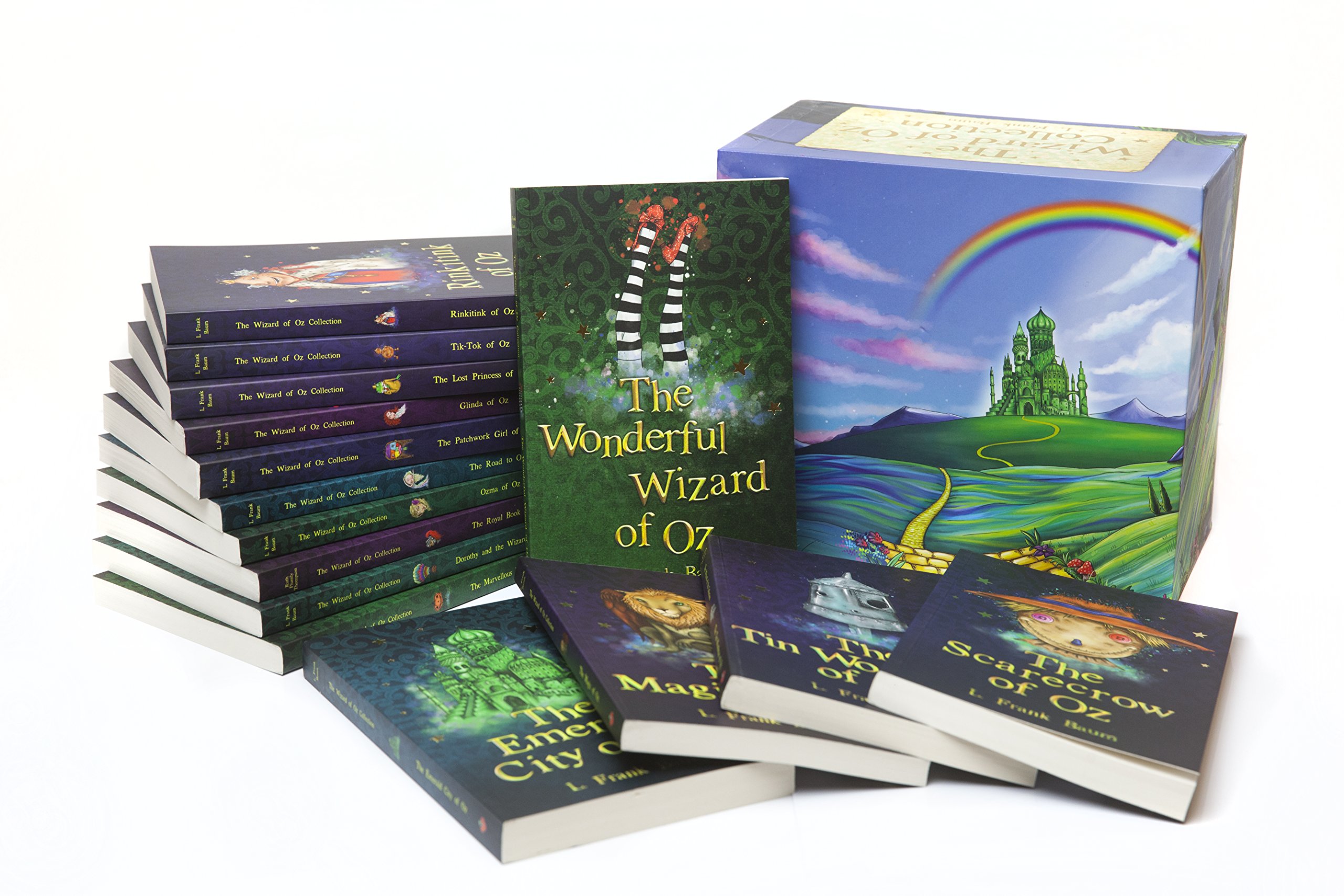 The Wizard of Oz Collection Box Set - Classic Magical Adventure Book Series for Kids (Pack of 15)