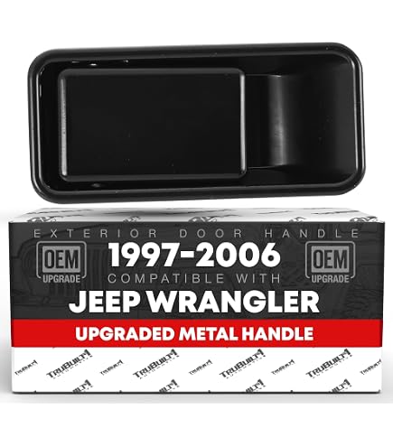 Juego De Manetas Interiores Para Jeep Wrangler YJ Y TJ - Lado Conductor Y Pasajero Delantero (1987-2006)