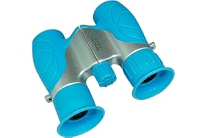 Shock Proof, Waterproof, 8x21 Kids Binoculars with Carrying Case and Wrist Strap. Perfect for Stargazing, Outdoor Adventures,