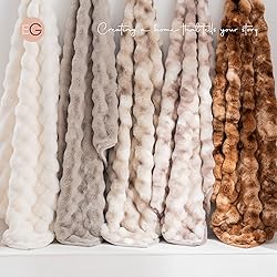 EVERGRACE Ultra Soft Luxury Fluffy Ridgeline Faux