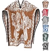 Artisans Bazaar Mexican Poncho Sarape Aztec Men Hombre Mexico Gabanes Mexicanos Western Cowboy Costume Adulto Jorongos