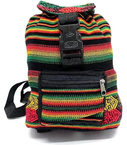 Amazon.com | Needzo Mini Baja Drawstring Backpack, Woven Mexican