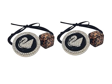 Evogirl Crystal Cheetah Print With Swarowski Duck Circle Hair Band
