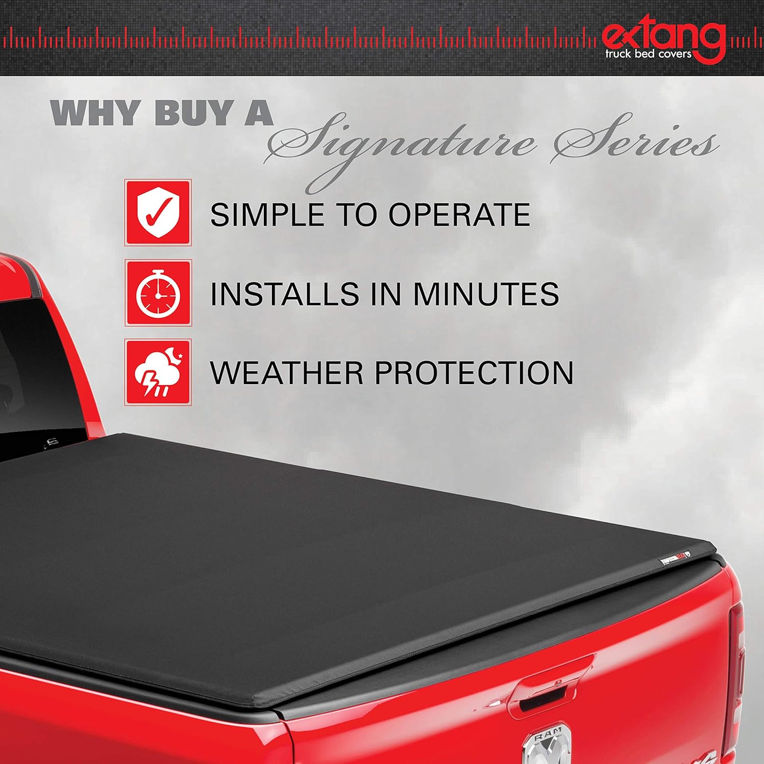 Amazon Com Extang Trifecta Signature 2 0 Soft Folding Truck Bed Tonneau Cover 94425 Fits 09 18 19 20 Classic Dodge Ram 1500 2500 3500 5 7 Bed Automotive