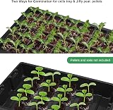 MIXC Seed Tray Propagator 5 Pack 200 Cells Garden Seed Germination Kit view 2