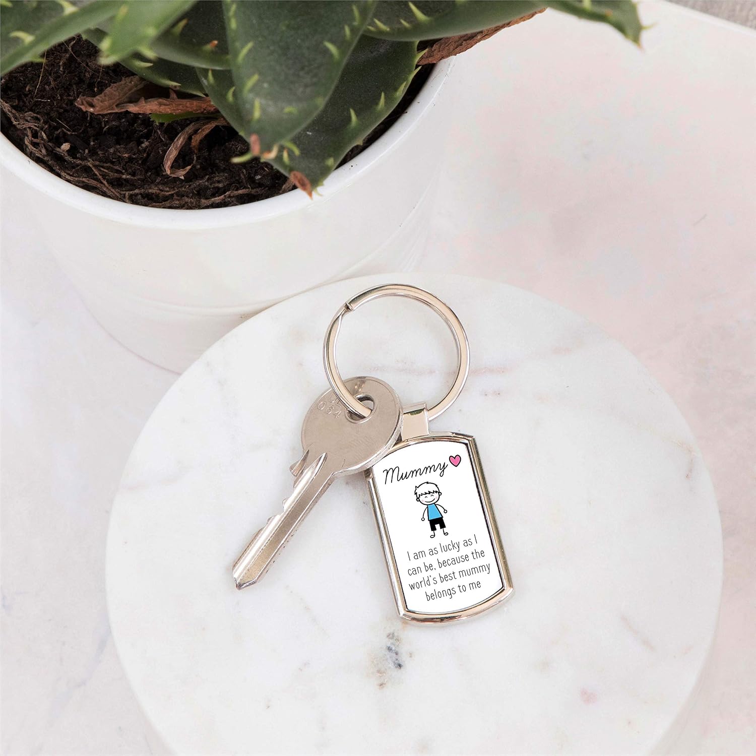 Drifting Ducks Sentimental Keepsake World's Best Mummy Metal Keyring Mothers Day Birthday Gift From Son, Silver - Image 5