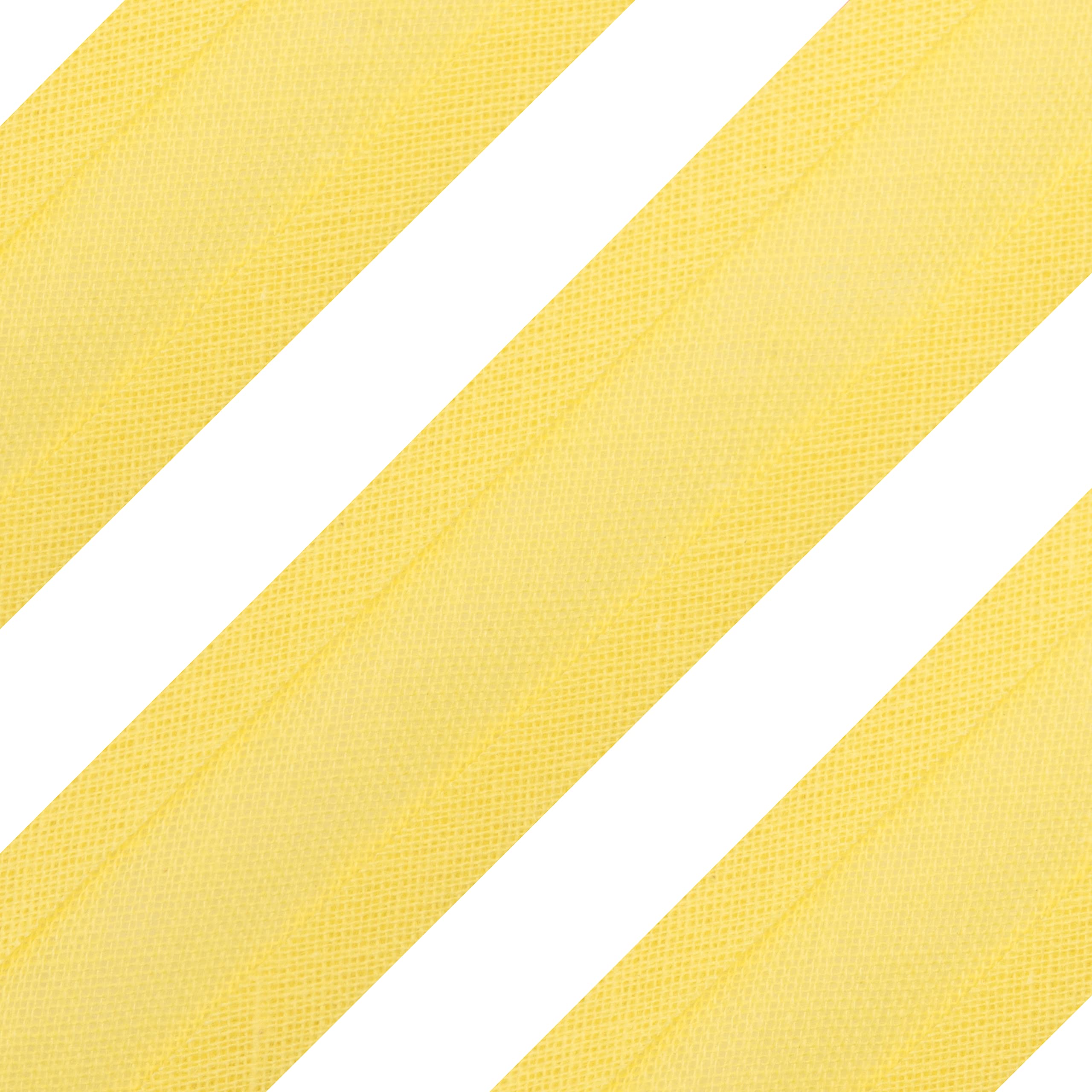 Realm Bias Binding Tape, Cotton, 1 Inch / 25mm - 5 Metres (Yellow) — image 1