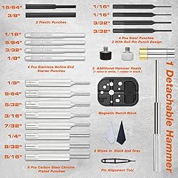 BESTNULE Punch Set, Pin Punches, Punch Tool, Roll
