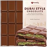 Treatify Dubai Chocolate, Mini Milk Dubai Chocolate Bar Pistachio, 2.5oz | Milk Chocolate Filled with Pistachio Cream and Kataifi Pastry, Dubai Style Viral Chocolate Bar with Kunafa, Christmas Gift
