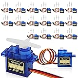 Beffkkip RC Servo 16Pcs SG90 9g Micro Servos Kit