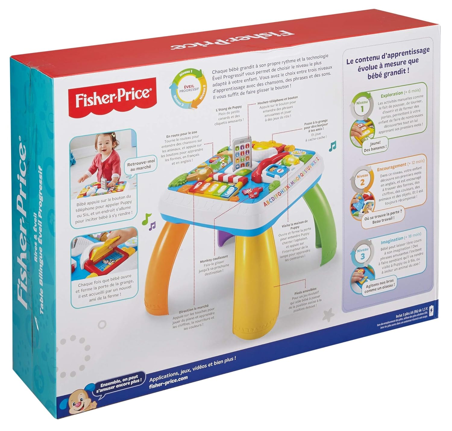 Jeux Et Jouets 6 Mois Et Plus Dpv Fisher Price Table Dactivite Bilingue Eveil Progressif Pour Bebe Avec 5 Zones De Jeu Version Francaise Jeux Educatifs Et Scientifiques Asperindo Id