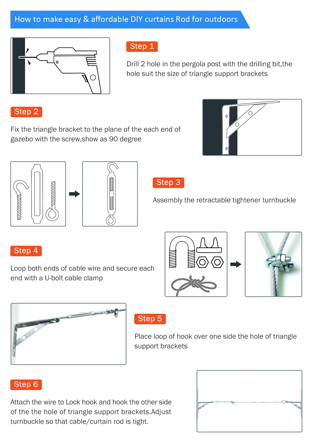 Curtain Blind Accessories Luckhome Hang Double Center Support