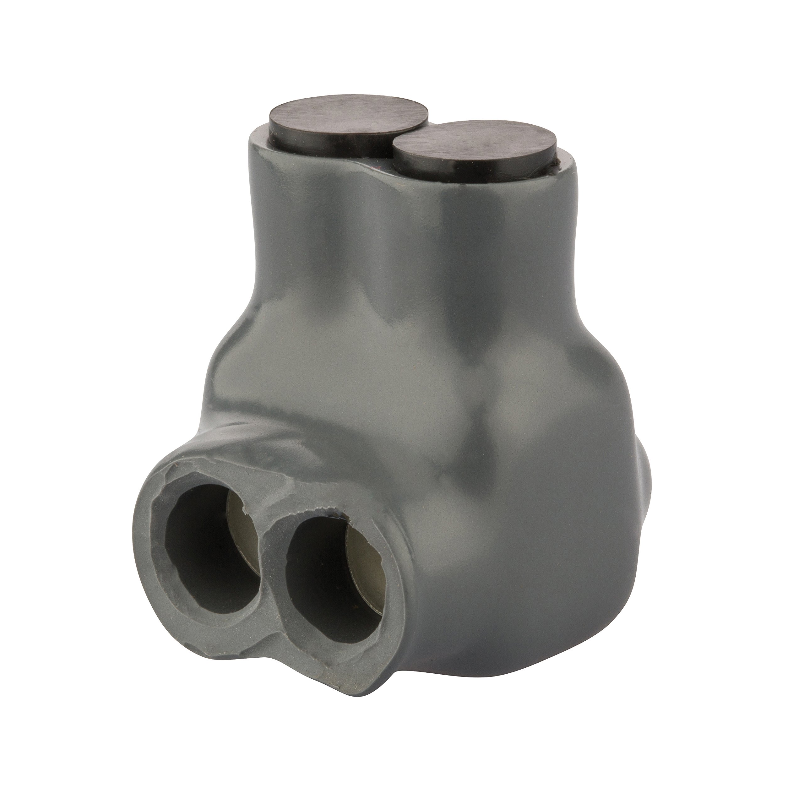 Photo 1 of Polaris Grey for Fine Stranded Cooper Conductor 6-14 Awg (Class B, C, D, K, M, I) - 2 Port (Bagged)