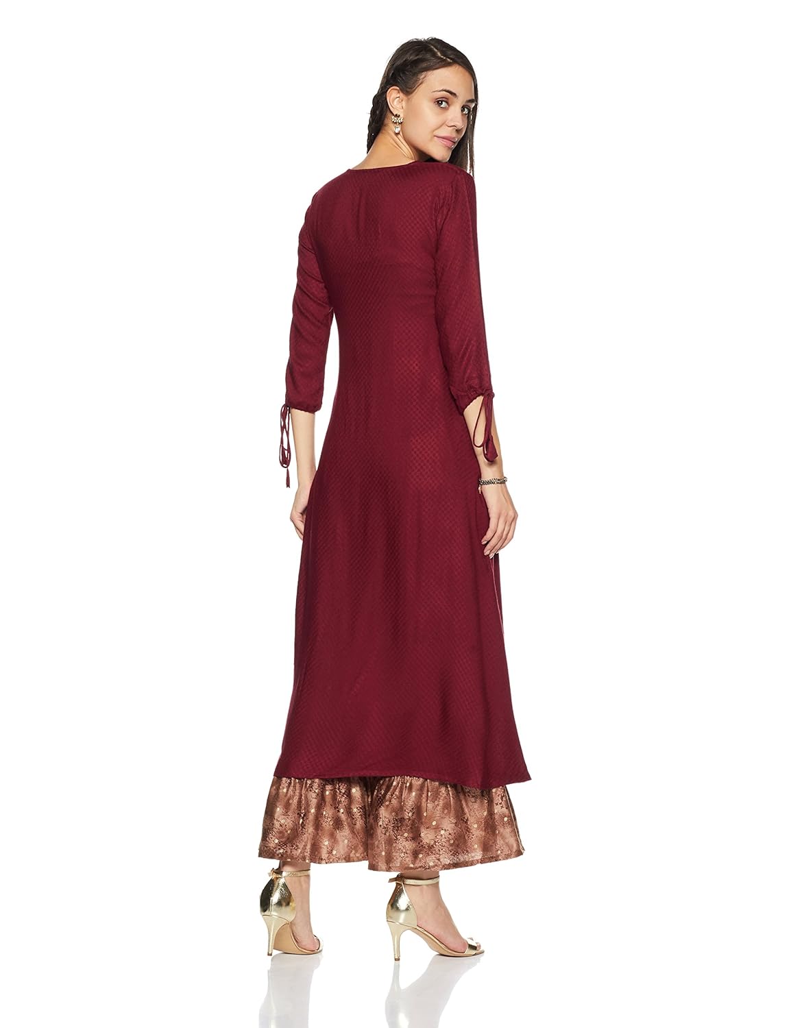 gerua women's a line salwar suit set