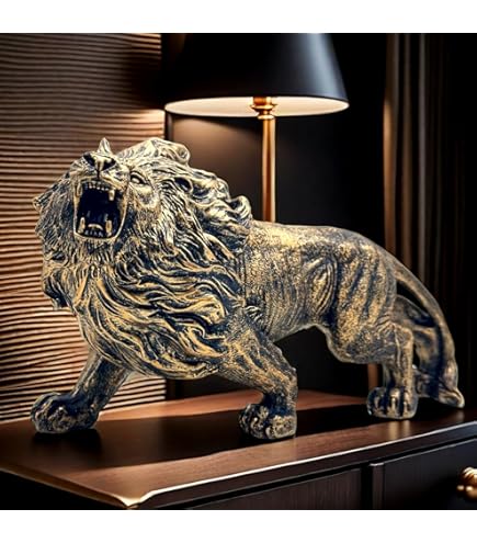 Amazon.com: Daum Crystal Limited Edition Black & Gold Sand Lion