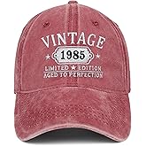 40th Birthday Gifts Women Men Vintage 1985 Embroidered Baseball Cap Gift Ideas Hat