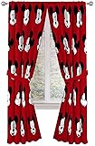 Jay Franco Kids Window Drapes - 4 Piece Curtain Set